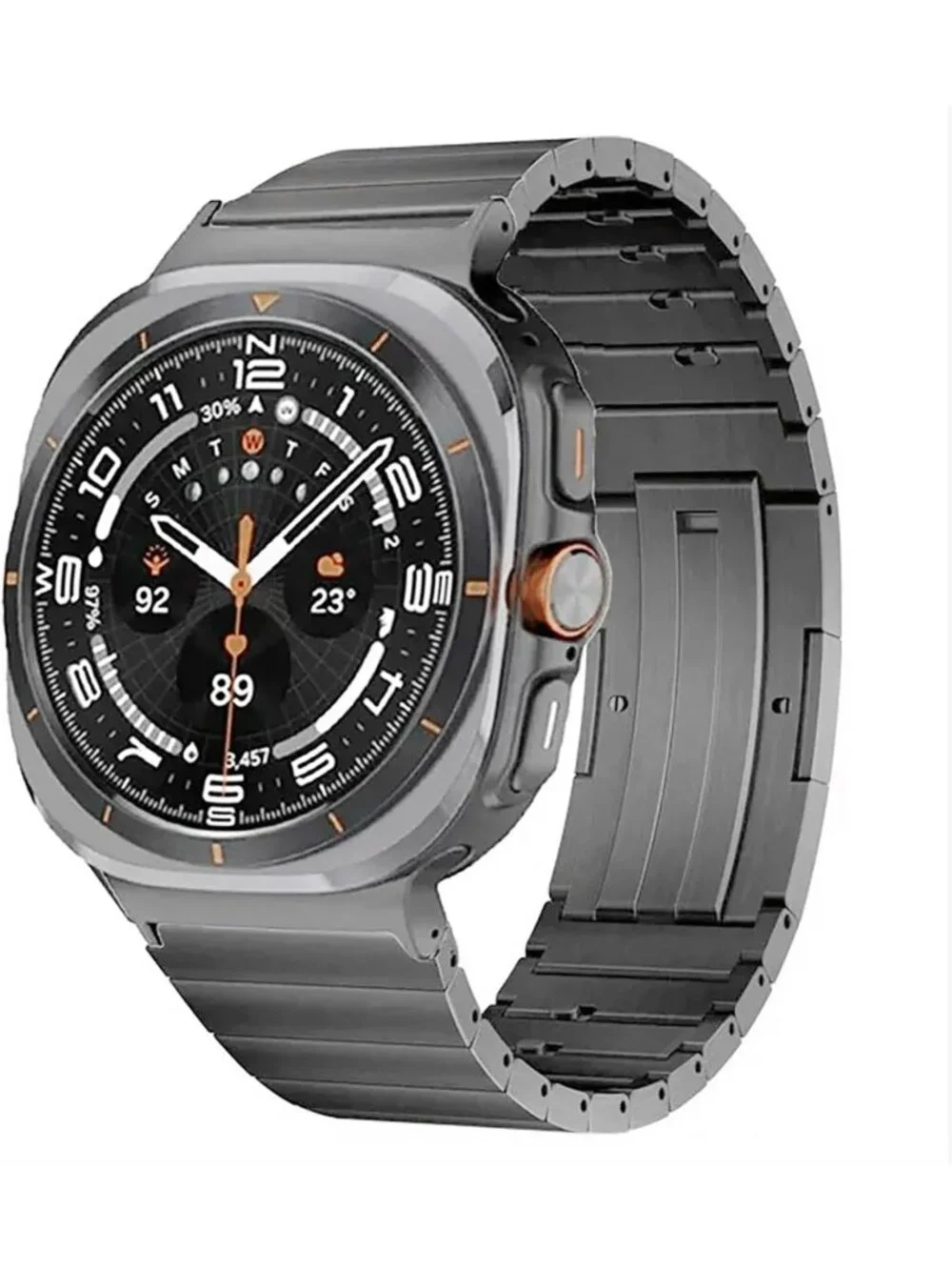 Stylish No Tool Titanium Bands for Galaxy Watch Ultra 2/1, 47mm - Gapless Design